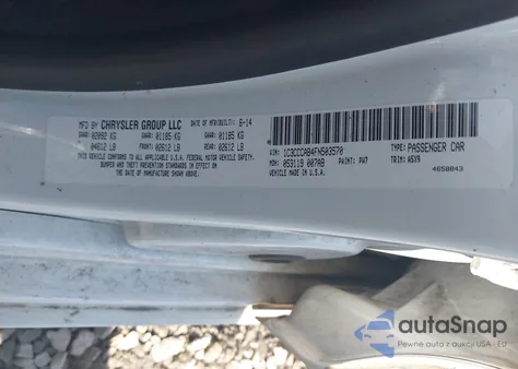 2015 Chrysler 200 Limited из США, поврежденный, VIN 1C3CCCAB4FN503570